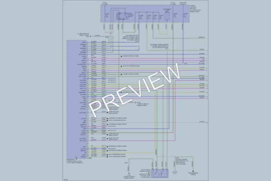 2008 Ford F550ChsCab Engine Performance wiring diagram preview