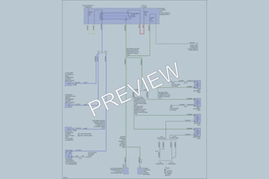 2008 Ford F550ChsCab Exterior Lights wiring diagram preview
