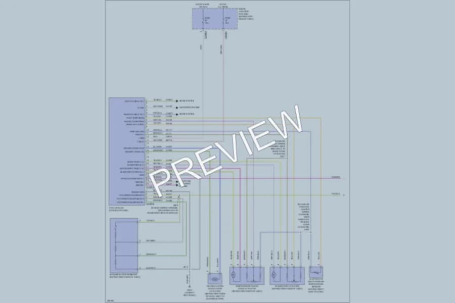 2008 Ford Focus Air Conditioning wiring diagram preview