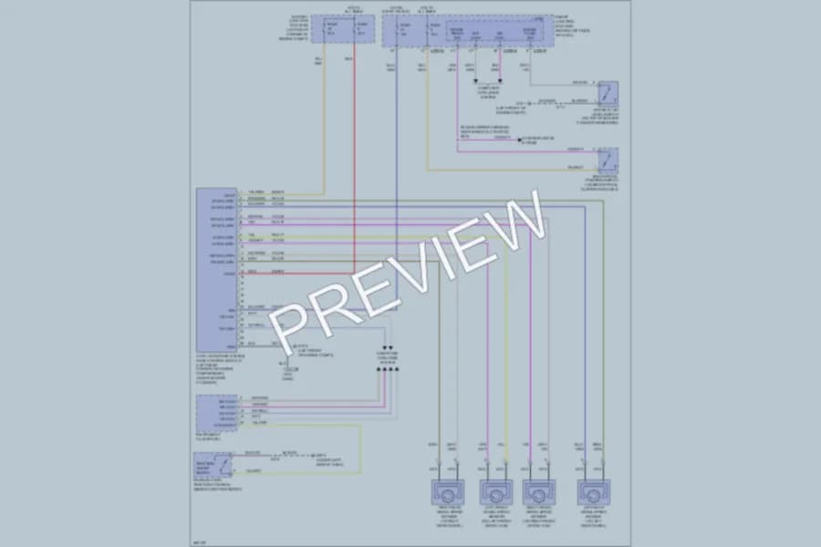 2008 Ford Focus Anti Lock Brakes wiring diagram preview