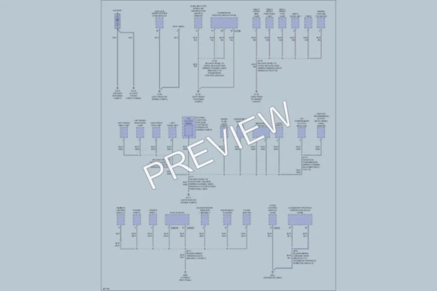 2008 Ford Focus Ground Distribution wiring diagram preview