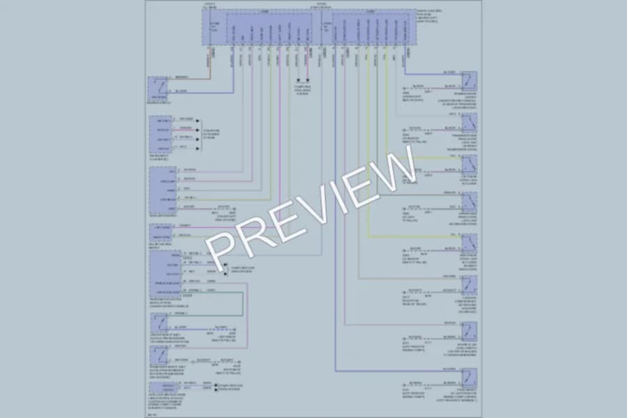 2008 Ford Focus Warning Systems wiring diagram preview