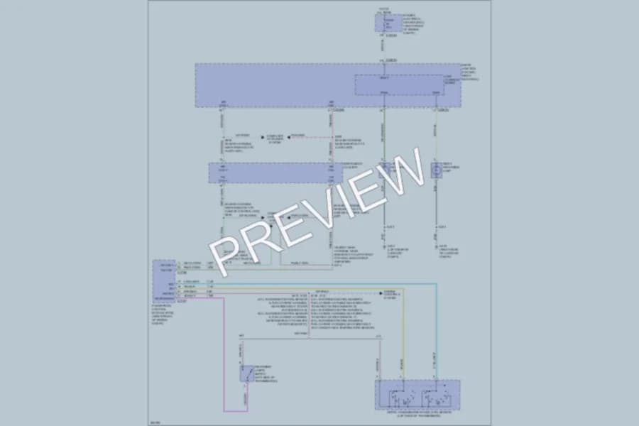 2008 Ford Mustang Exterior Lights wiring diagram preview