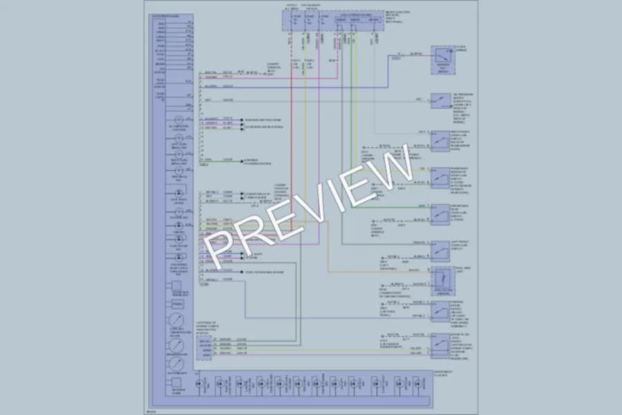2008 Ford Ranger Instrument Cluster wiring diagram preview