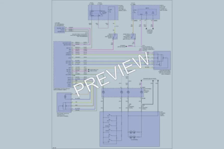 2008 Ford Taurus Cruise Control wiring diagram preview