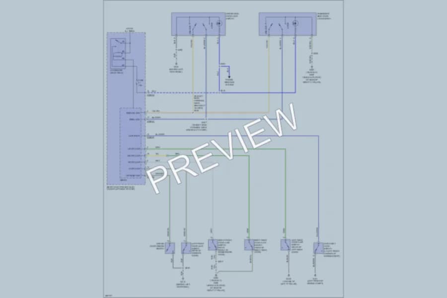 2008 Ford TaurusX Anti Theft wiring diagram preview