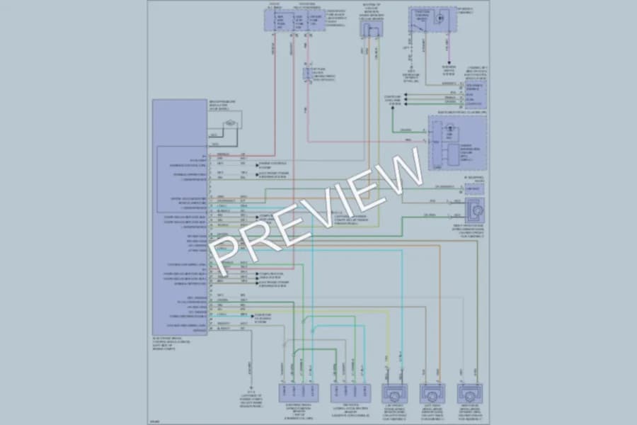 2008 GMC Acadia Anti Lock Brakes wiring diagram preview