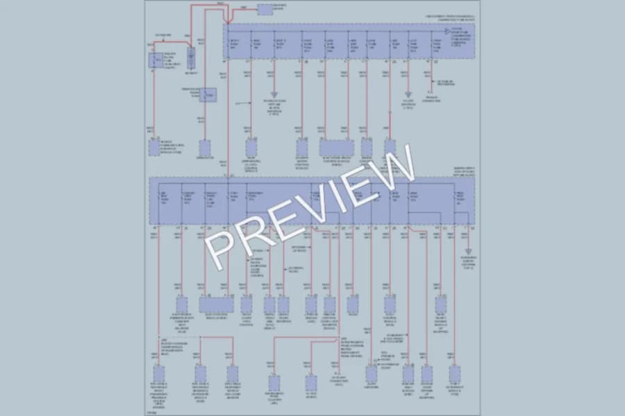 2008 GMC Acadia Power Distribution wiring diagram preview