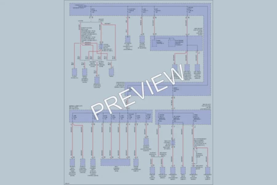2008 GMC C2500YukonXL Power Distribution wiring diagram preview
