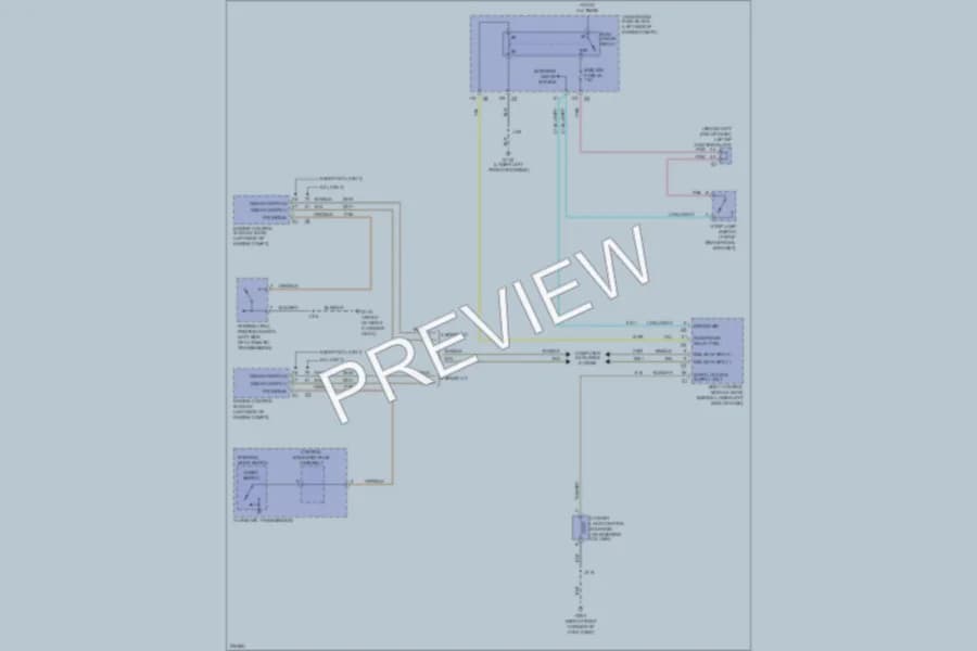 2008 GMC C2500YukonXL Shift Interlock wiring diagram preview