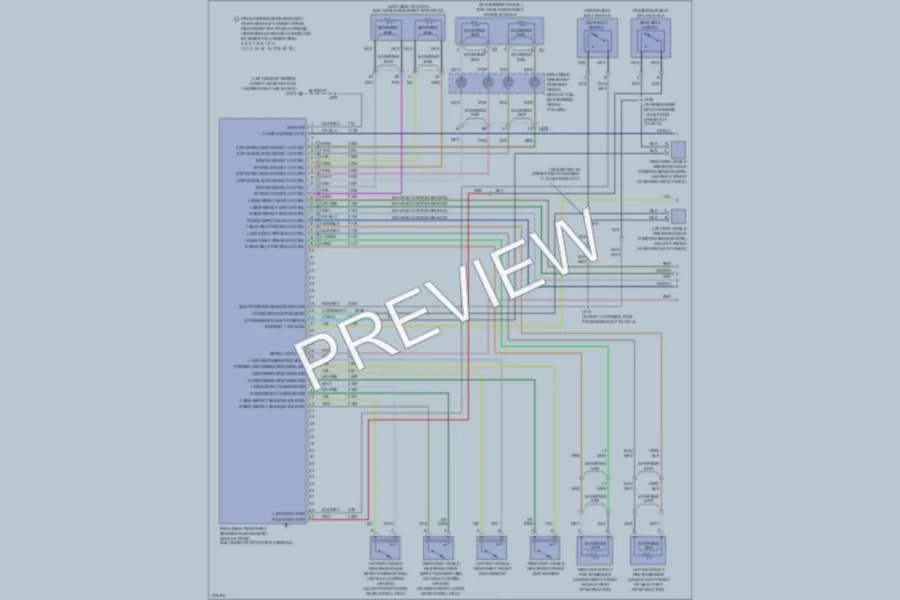 2008 GMC Envoy Supplemental Restraints wiring diagram preview