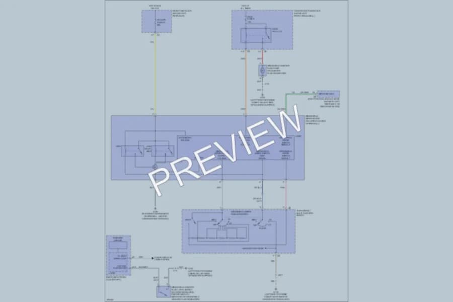 2008 GMC Envoy Wiper Washer wiring diagram preview