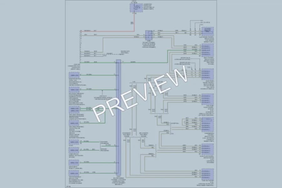 2008 GMC H1500 Computer Data Lines wiring diagram preview with protected circuit layout