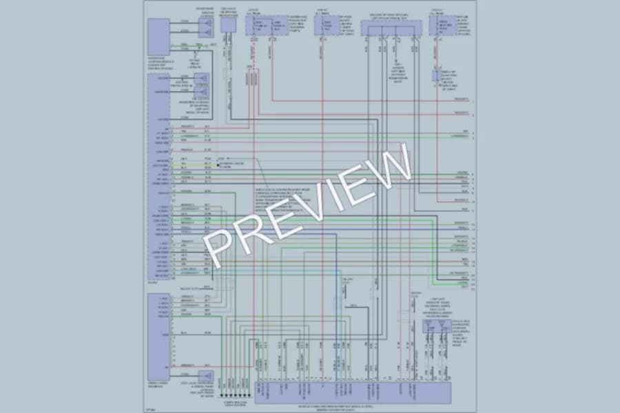 2008 GMC K1500YukonXL Navigation wiring diagram preview