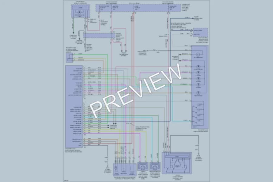 2008 GMC K1500YukonXL Transmission wiring diagram preview