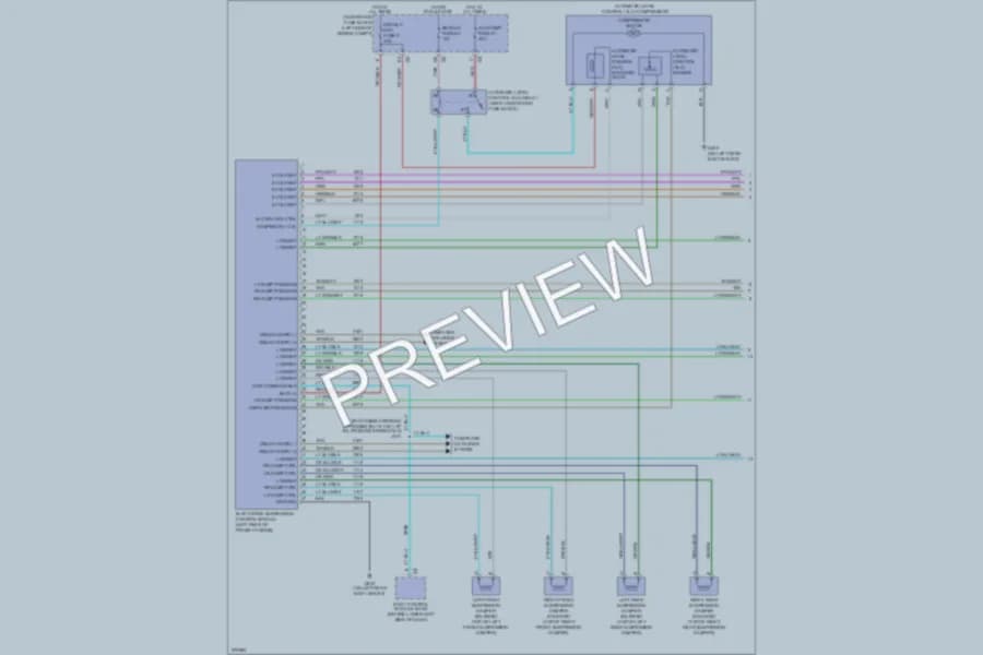 2008 GMC Yukon Electronic Suspension wiring diagram preview