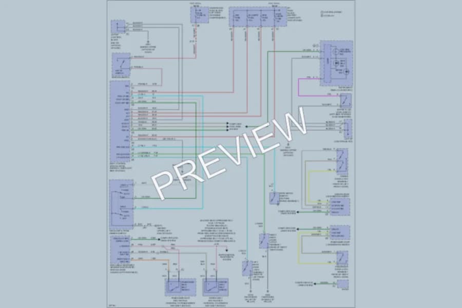 2008 GMC Yukon Warning Systems wiring diagram preview