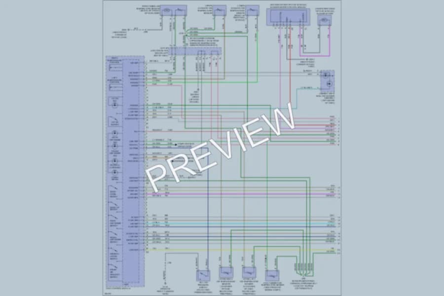 2008 GMC YukonXLDenali Air Conditioning wiring diagram preview