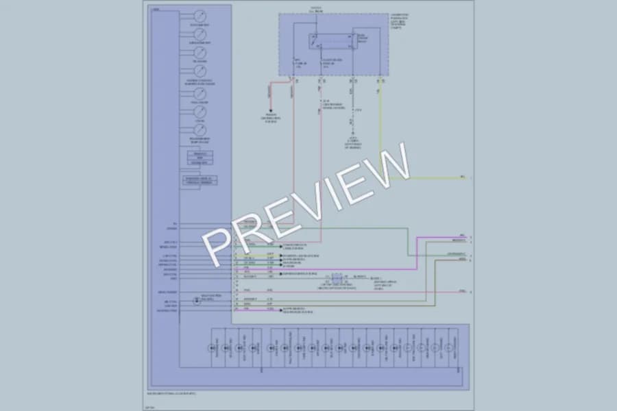 2008 GMC YukonXLDenali Instrument Cluster wiring diagram preview