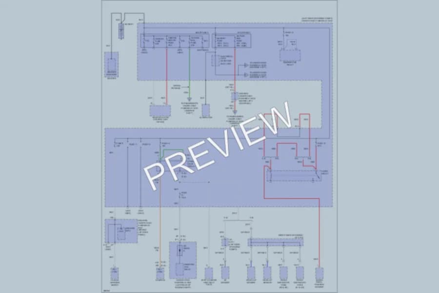 2008 Honda Accord Power Distribution wiring diagram preview