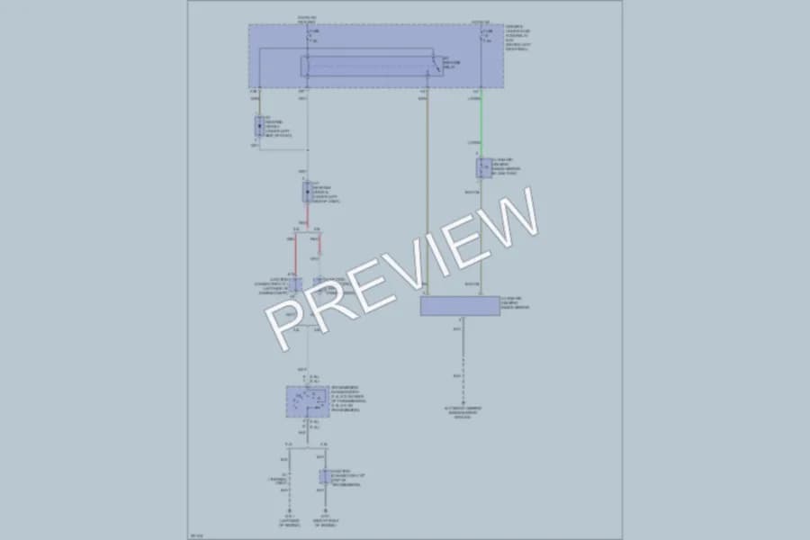 2008 Honda Accord Power Mirrors wiring diagram preview