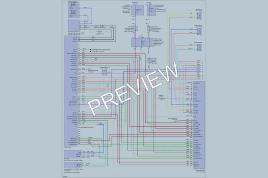 2008 Honda Accord Radio wiring diagram preview