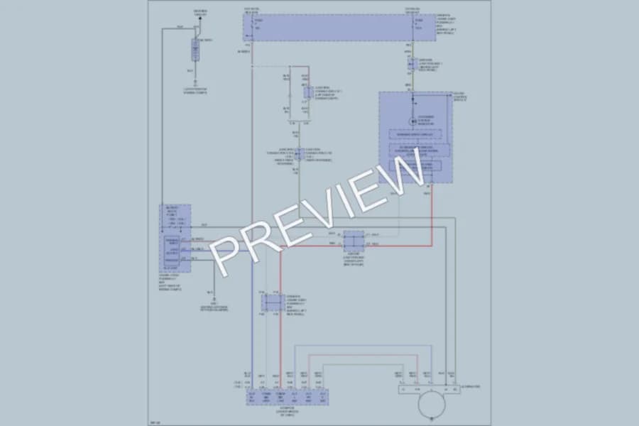 2008 Honda Accord Starting Charging wiring diagram preview