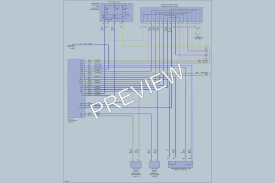 2008 Honda CRV Supplemental Restraints wiring diagram preview