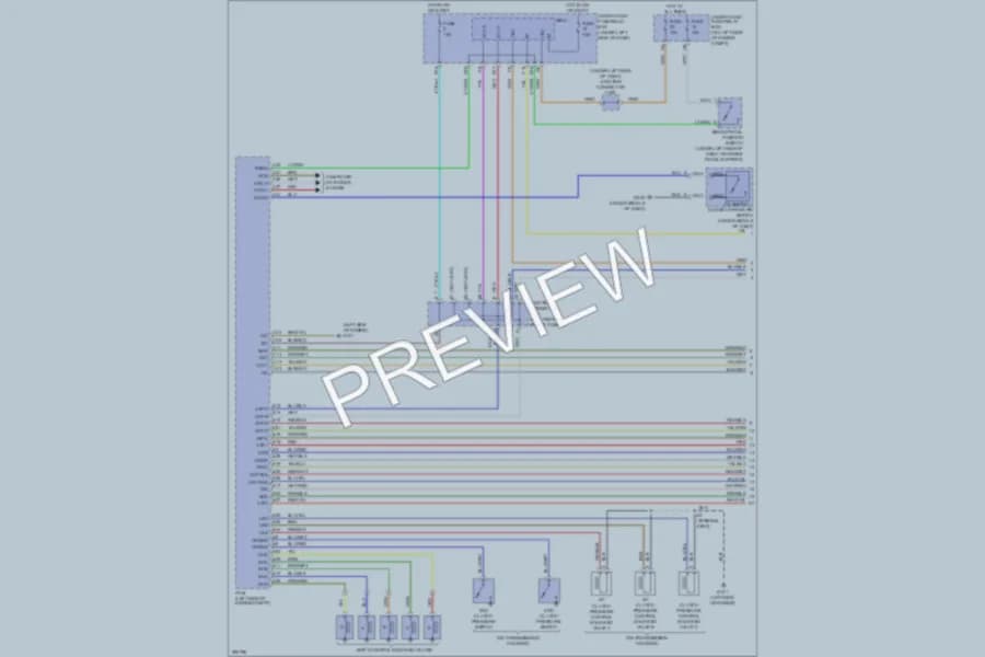 2008 Honda CRV Transmission wiring diagram preview
