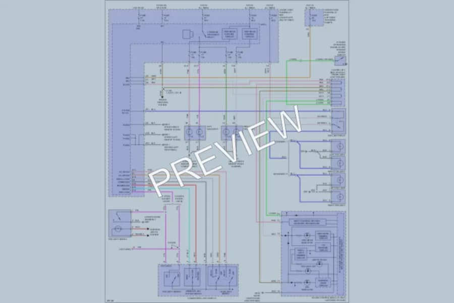 2008 Honda Civic Headlights wiring diagram preview