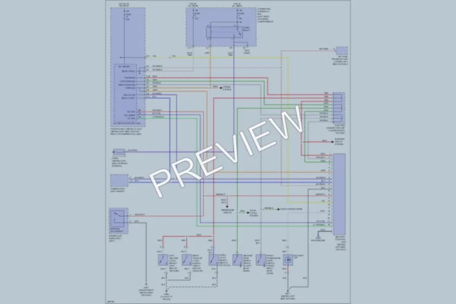 2008 Honda Element Anti Theft wiring diagram preview