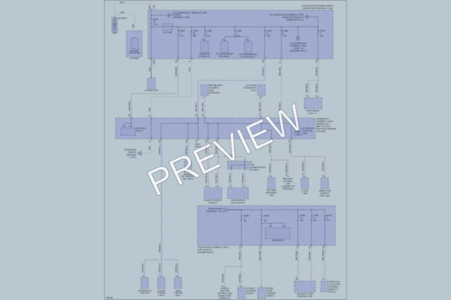 2008 Honda Element Power Distribution wiring diagram preview