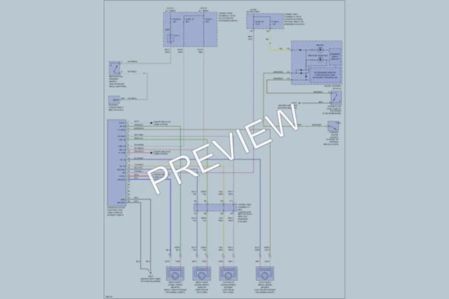 2008 Honda Fit Anti Lock Brakes wiring diagram preview