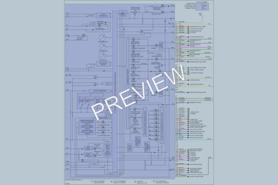 2008 Honda Fit Instrument Cluster wiring diagram preview