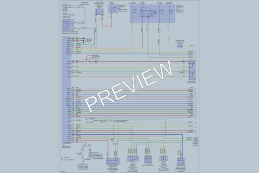 2008 Honda Odyssey Transmission wiring diagram preview