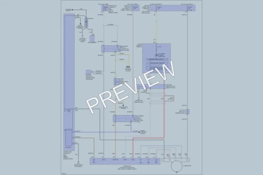 2008 Honda Pilot Starting Charging wiring diagram preview