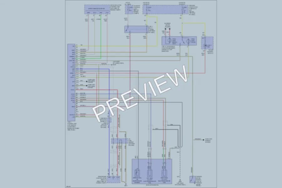 2008 Honda Pilot Transmission wiring diagram preview
