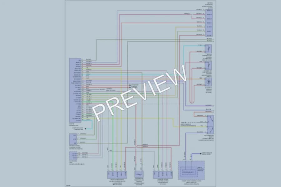 2008 Honda Ridgeline Air Conditioning wiring diagram preview