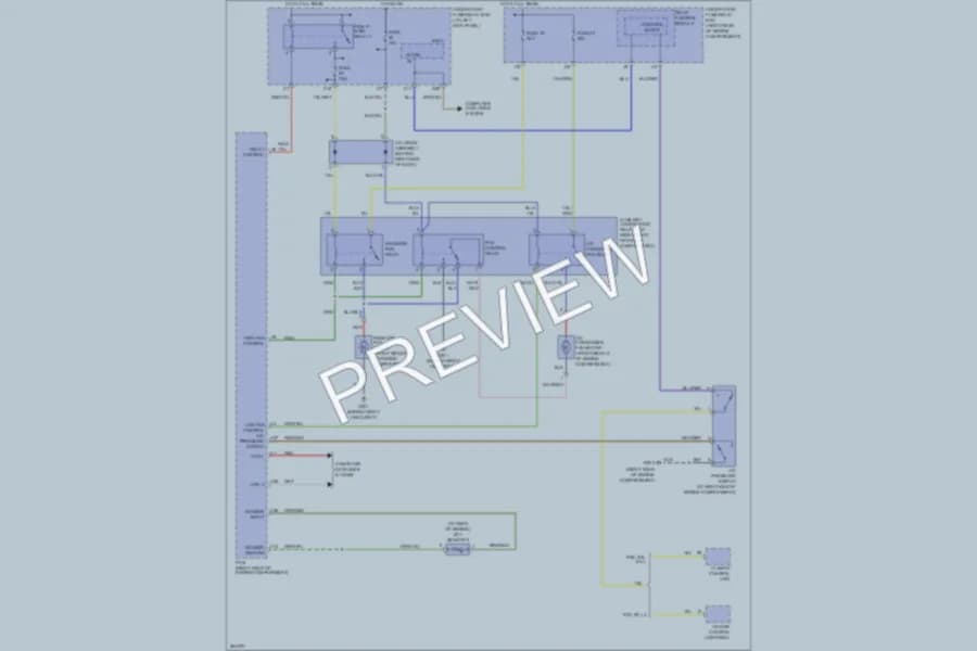 2008 Honda Ridgeline Cooling Fan wiring diagram preview