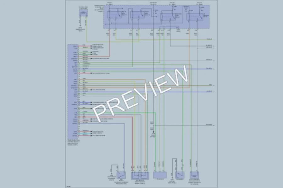2008 Honda Ridgeline Engine Performance wiring diagram preview