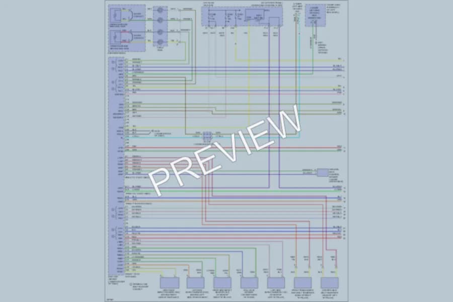 2008 Honda Ridgeline Supplemental Restraints wiring diagram preview