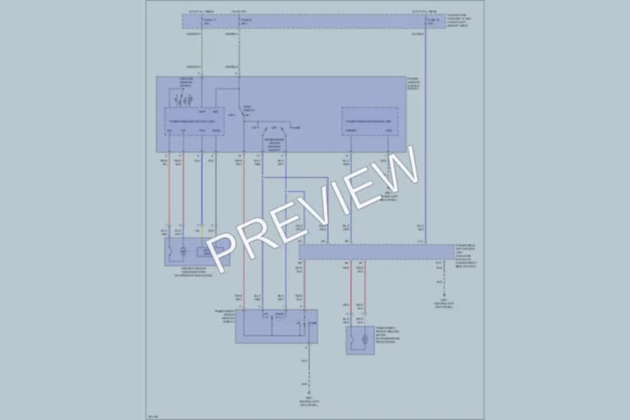 2008 Honda S2000 Power Windows wiring diagram preview