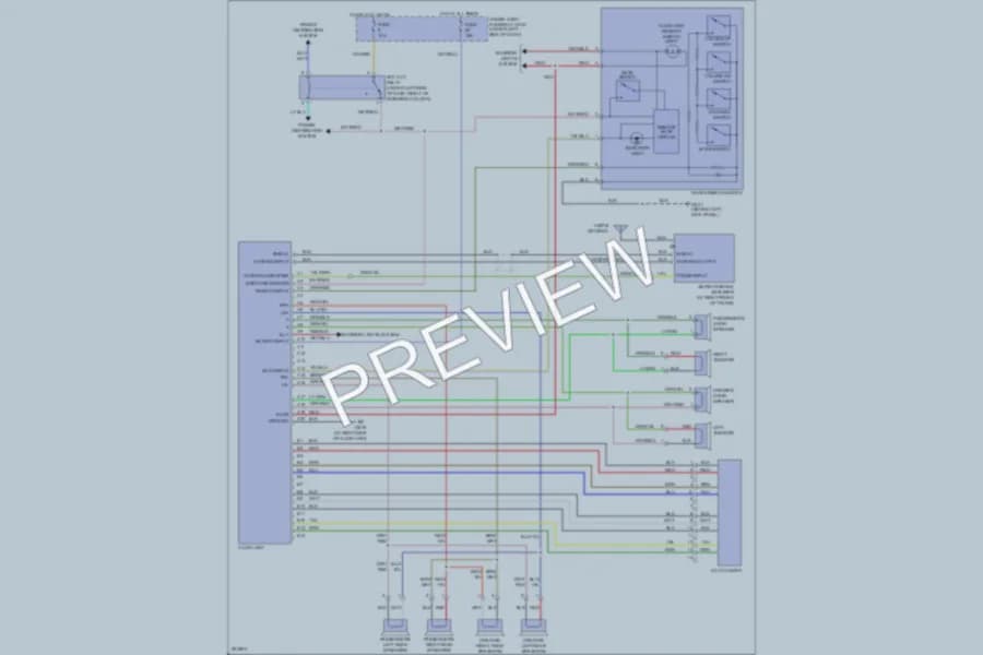 2008 Honda S2000 Radio wiring diagram preview