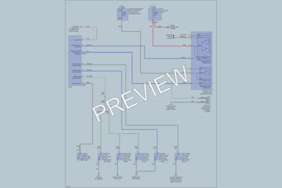 2008 Hyundai Accent Anti Theft wiring diagram preview