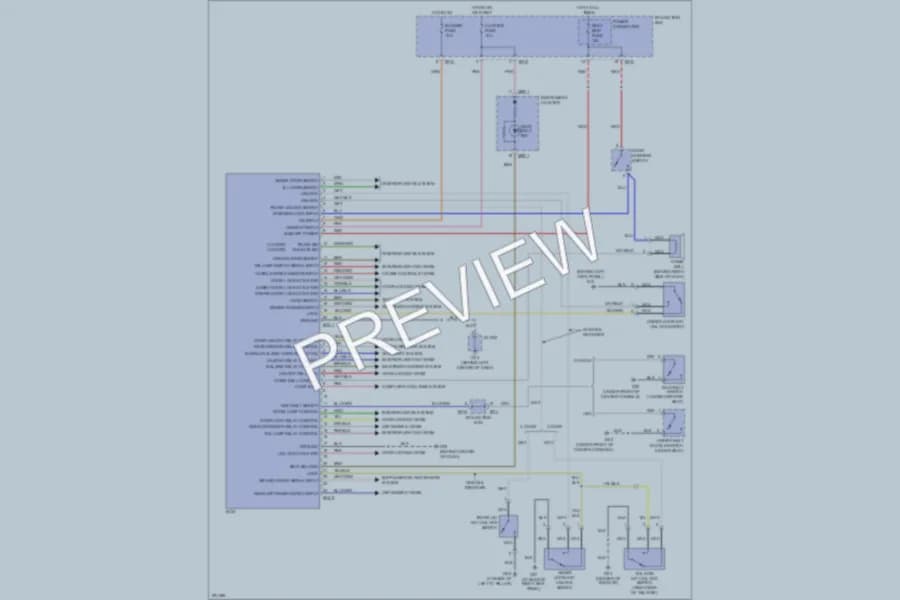 2008 Hyundai Accent Body Control Modules wiring diagram preview