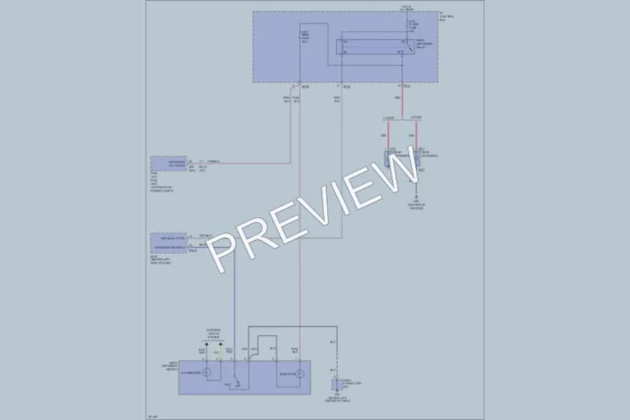 2008 Hyundai Accent Defoggers wiring diagram preview