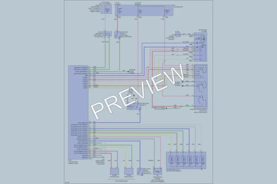 2008 Hyundai Accent Transmission wiring diagram preview