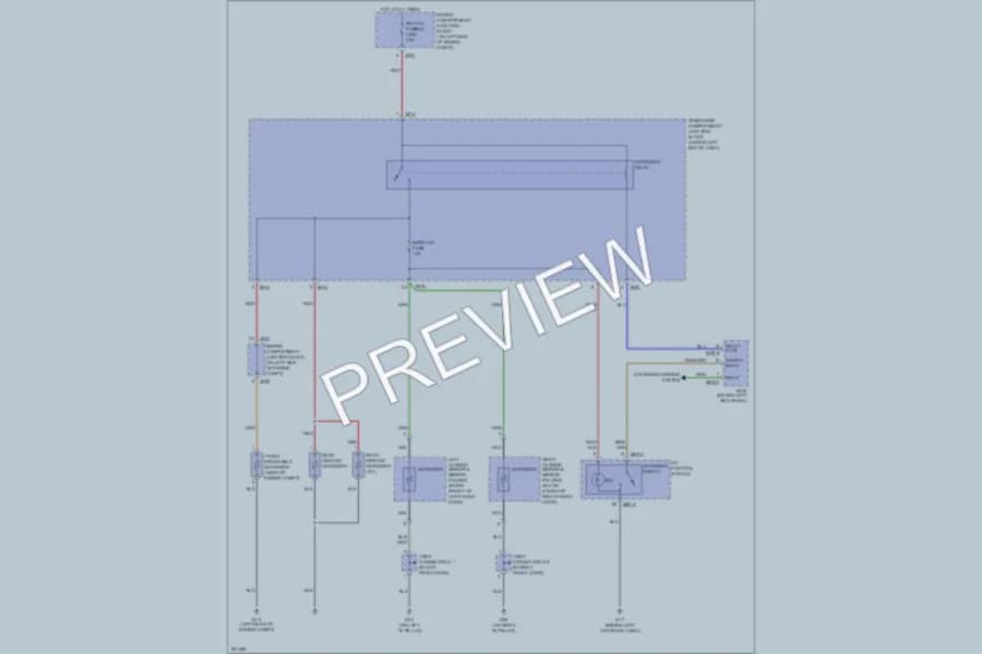 2008 Hyundai Azera Defoggers wiring diagram preview