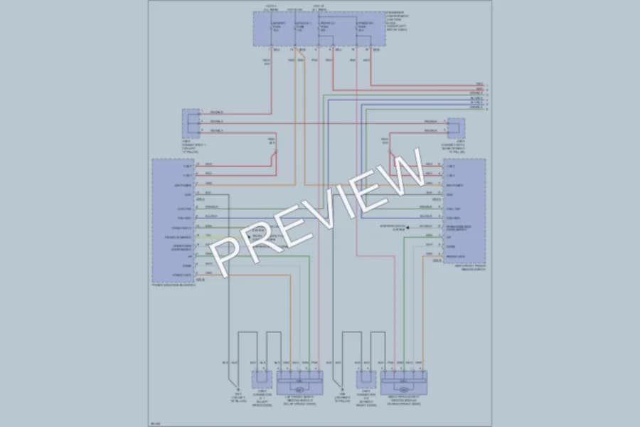 2008 Hyundai Azera Power Windows wiring diagram preview