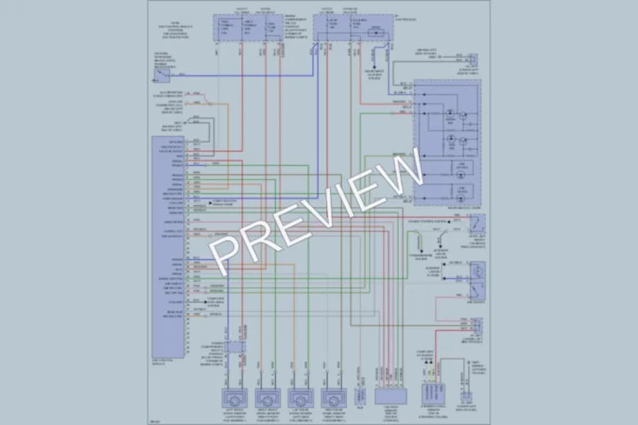 2008 Hyundai Elantra Anti Lock Brakes wiring diagram preview